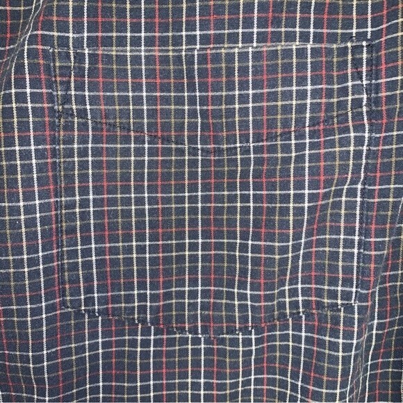 KNIGHTSBRIDGE Wrinkle Resistant Shirt Men's 4X Blue Plaid Long Sleeve Button Up - Picture 3 of 6